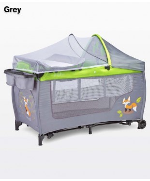 Манеж-кровать Caretero Grande plus, графит